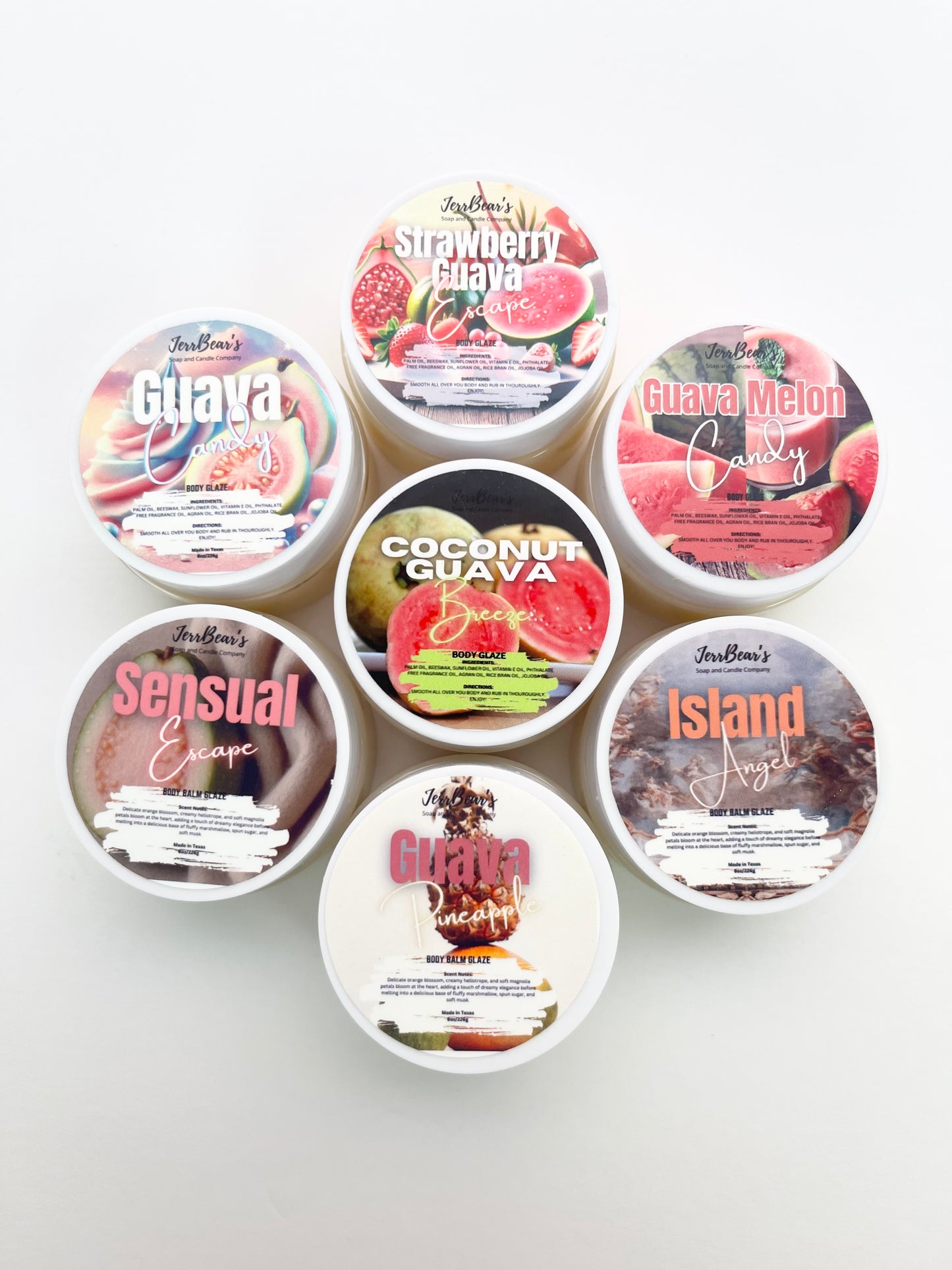 (BAGO) BODY GLAZE - SCENT SAMPLER SHOWCASE