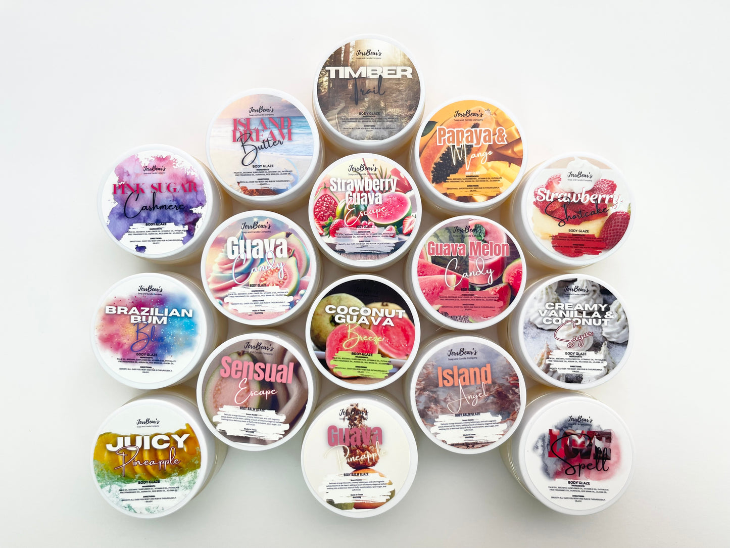 (BAGO) BODY GLAZE - SCENT SAMPLER SHOWCASE