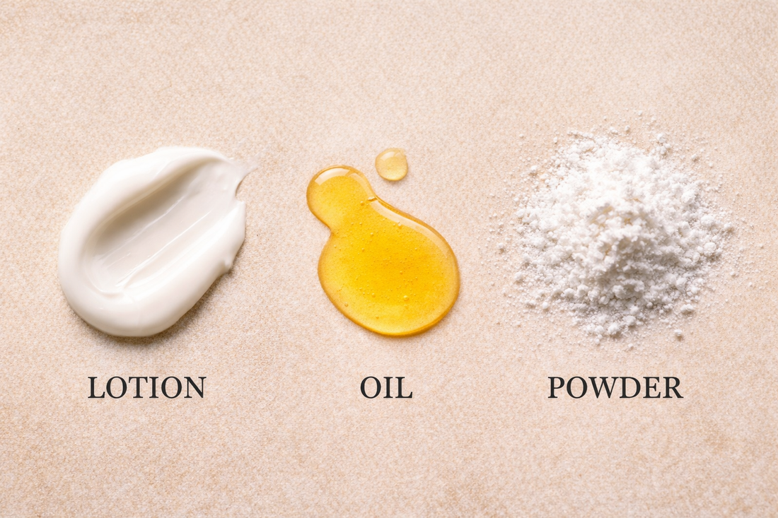 Lotion vs Oil vs Powder (What Your Skin Actually Needs)