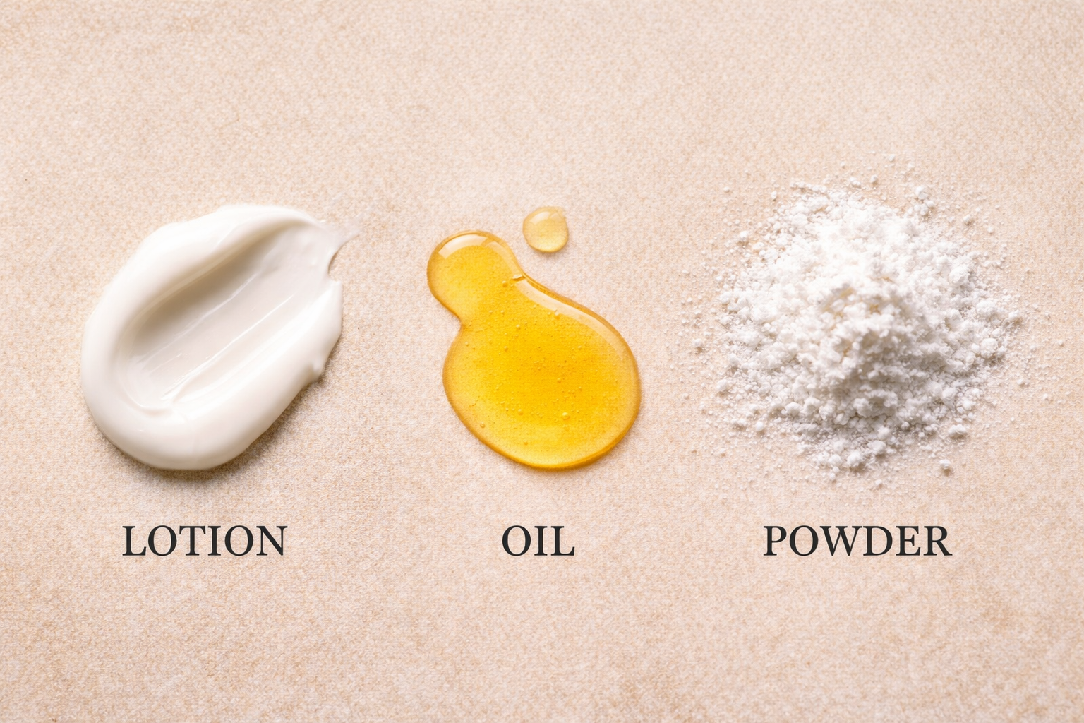 Lotion vs Oil vs Powder (What Your Skin Actually Needs)