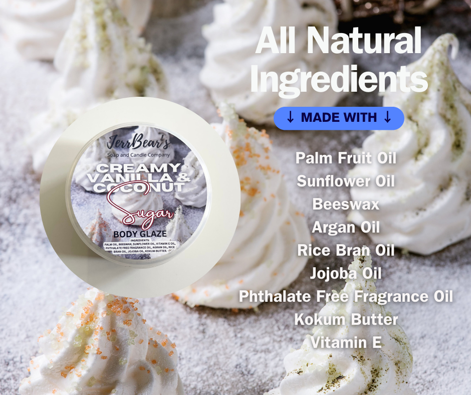 CREAMY VANILLA & COCONUT SUGAR BODY GLAZE BALM