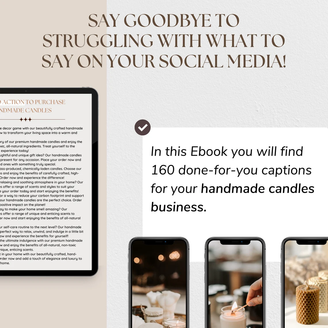 Caption Magic para sa Candle Creators E-Book