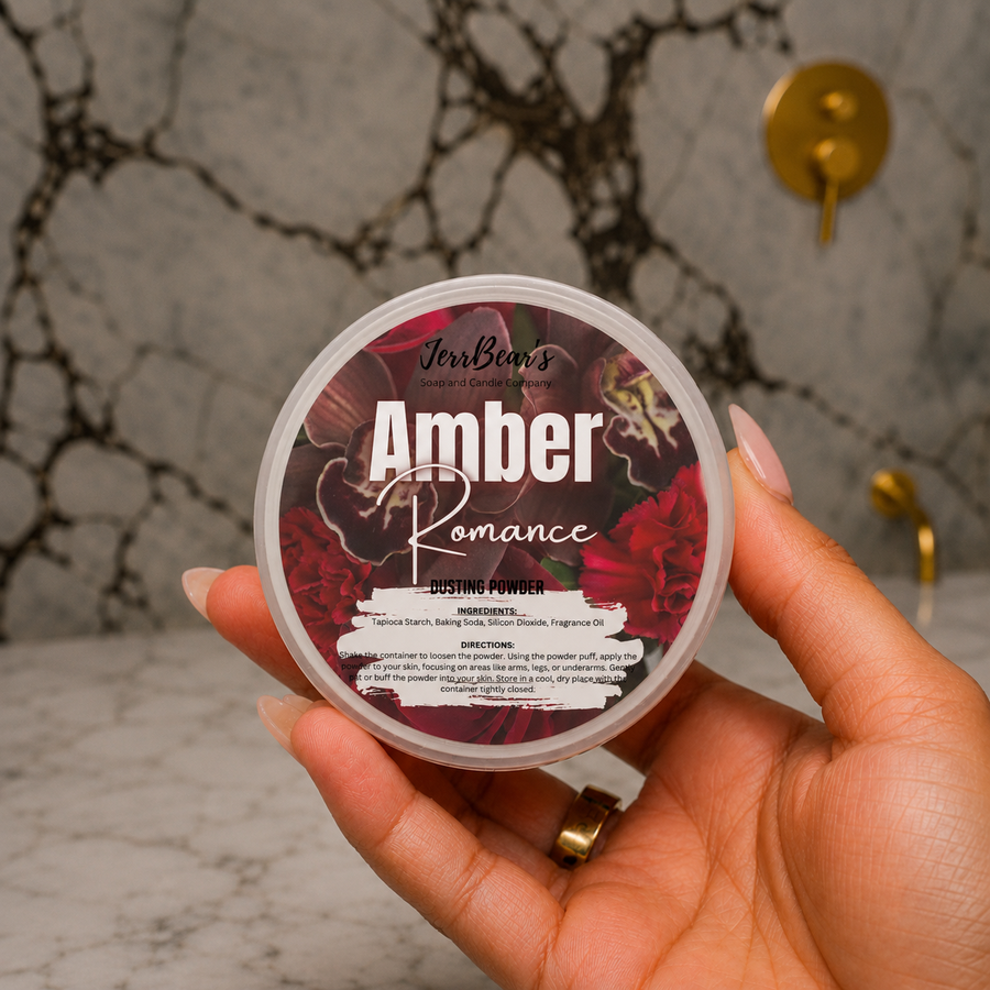 JerrBear’s Custom Body Dusting Powder - Scented - Gentle - Fine Powder Talc-Free(4oz)