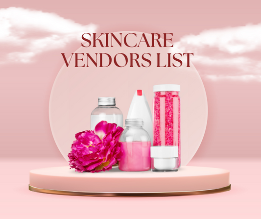 SKINCARE VENDORS LIST