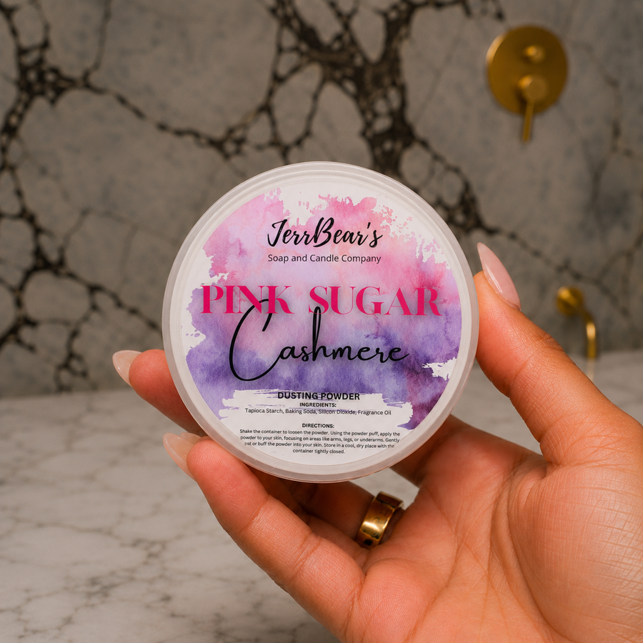 JerrBear’s Custom Body Dusting Powder - Scented - Gentle - Fine Powder Talc-Free(4oz)