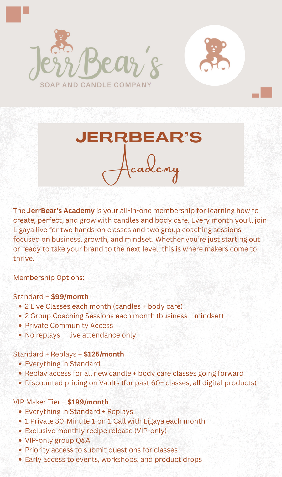 JerrBear's Academy