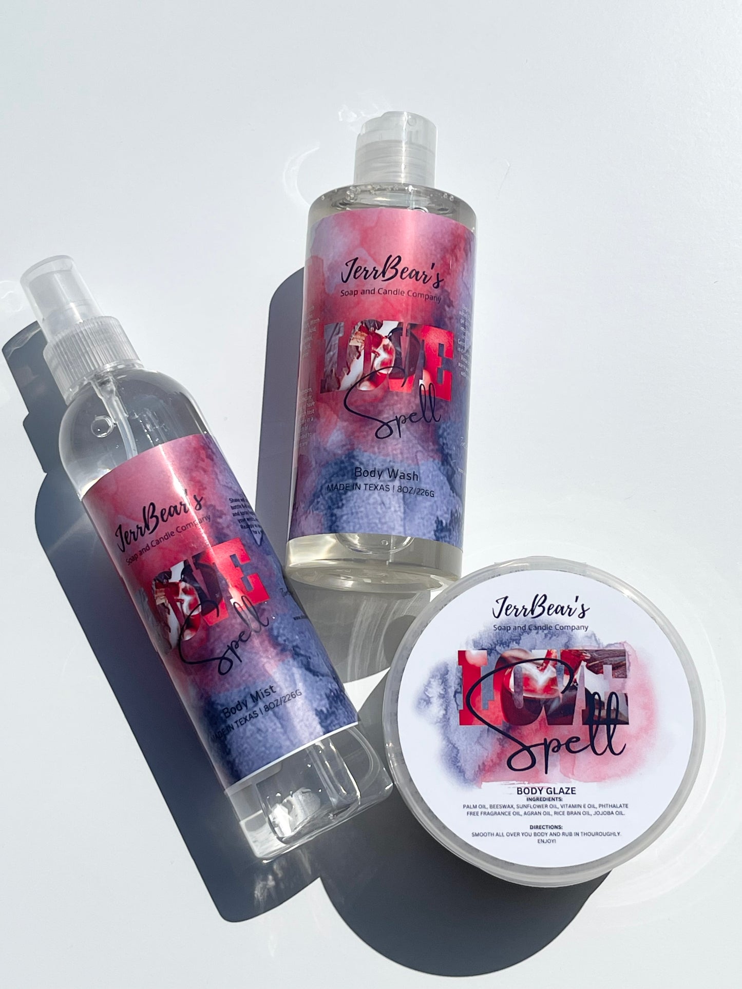 Bundle Love - Body Glaze, Body Mist and Body Wash