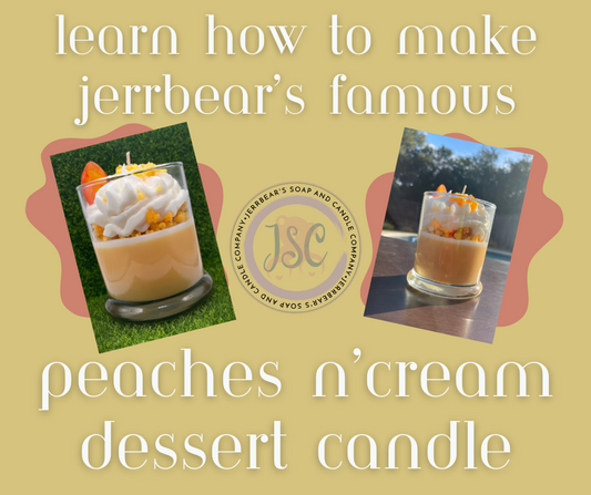 Learn How to Make Our Signature Peaches n'Cream Candle