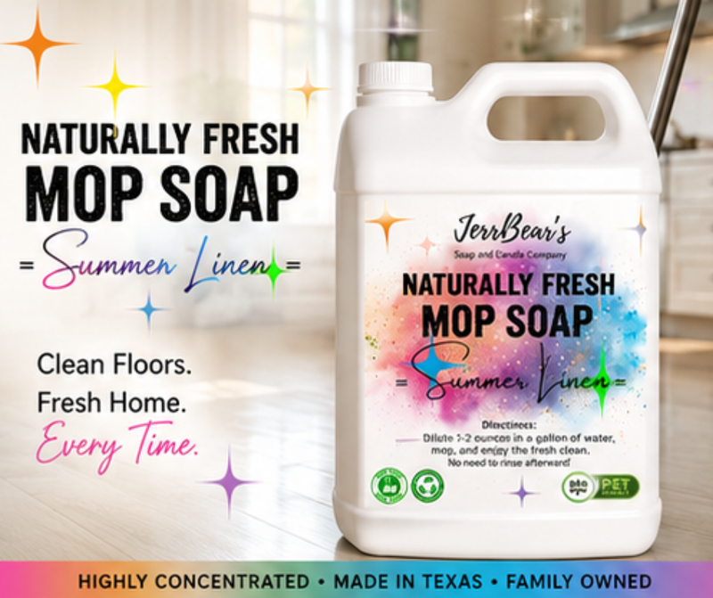 JerrBear's Naturally Fresh Mop Soap (32oz)
