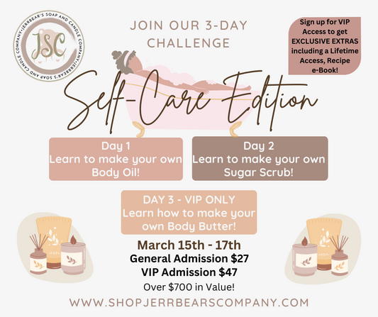 3 Day Self Care Edition Challenge - ALL 3-DAYS PRE-RECORDED