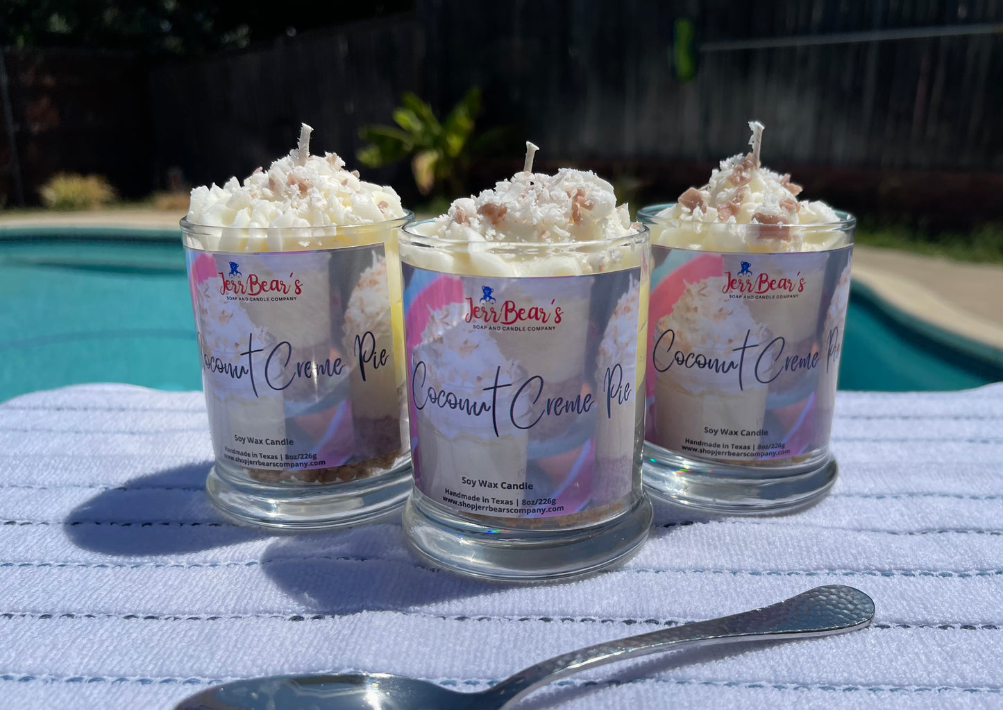 Coconut Creme Pie 8oz Soy Candle