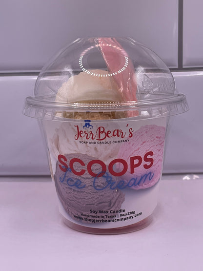 Scoops - Ice Cream Melts 8z Soy Wax Melt