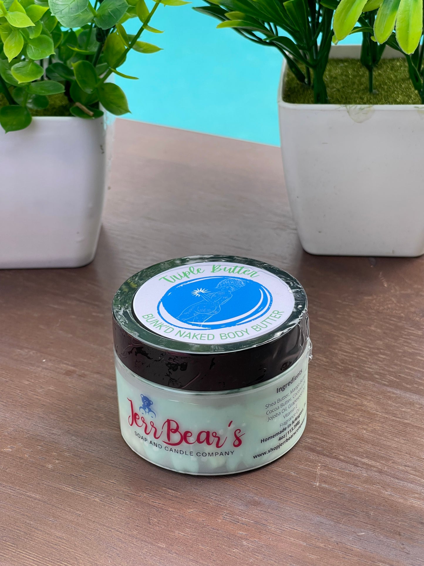 Bunk'd Naked Triple Butter Body Butter 4oz