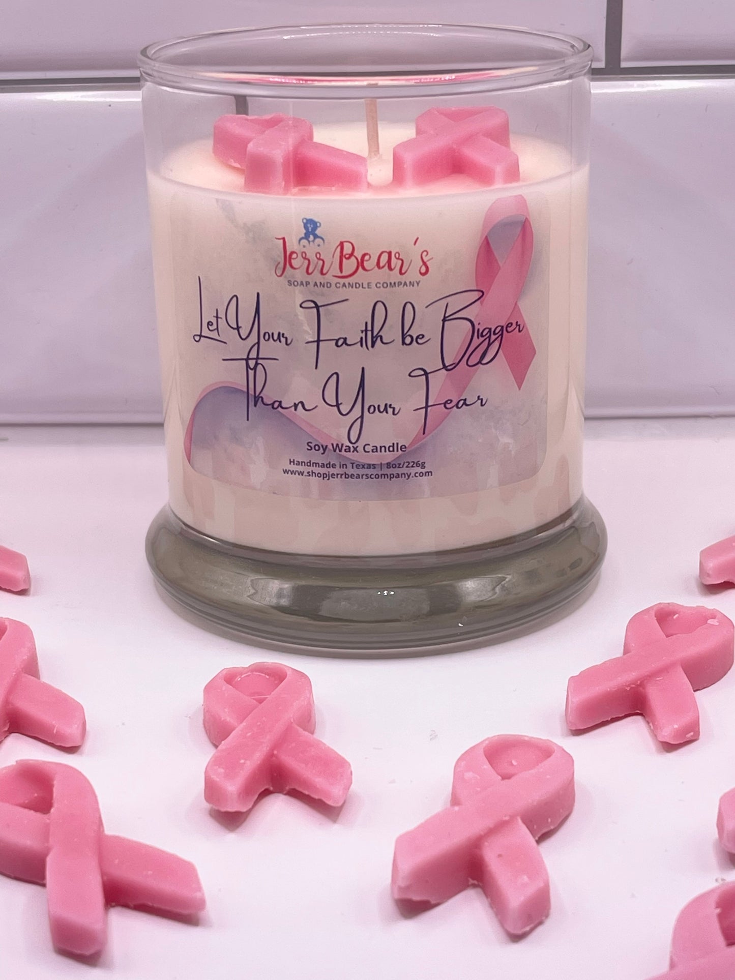 Breast Cancer Awareness 8oz Soy Candle