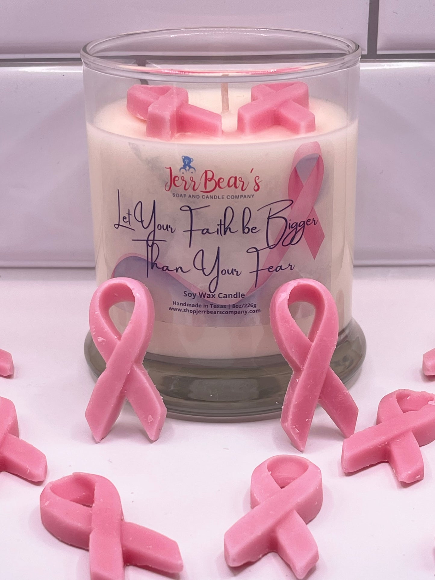 Breast Cancer Awareness 8oz Soy Candle