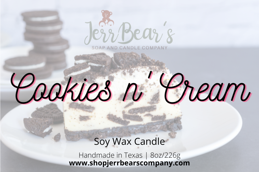 Cookies n' Cream Soy Candle 8oz