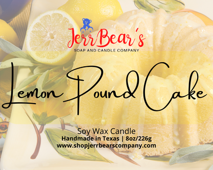 Lemon Pound Cake Desert Candle 8oz