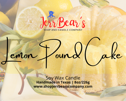 Lemon Pound Cake Desert Candle 8oz (DS)